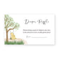 Winnie Horizontal Diaper Raffle Ticket