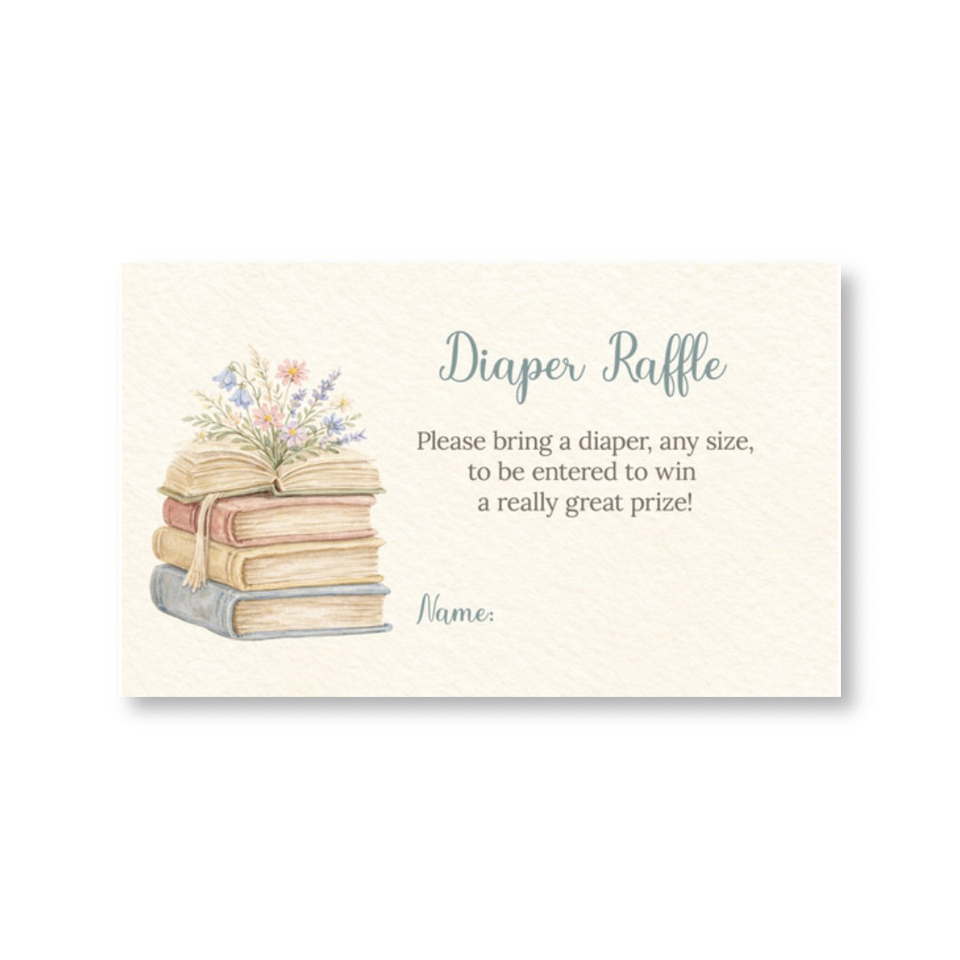 A New Chapter Diaper Raffle Ticket