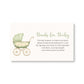 Vintage Sage & Ivory Carriage Bring A Book Card
