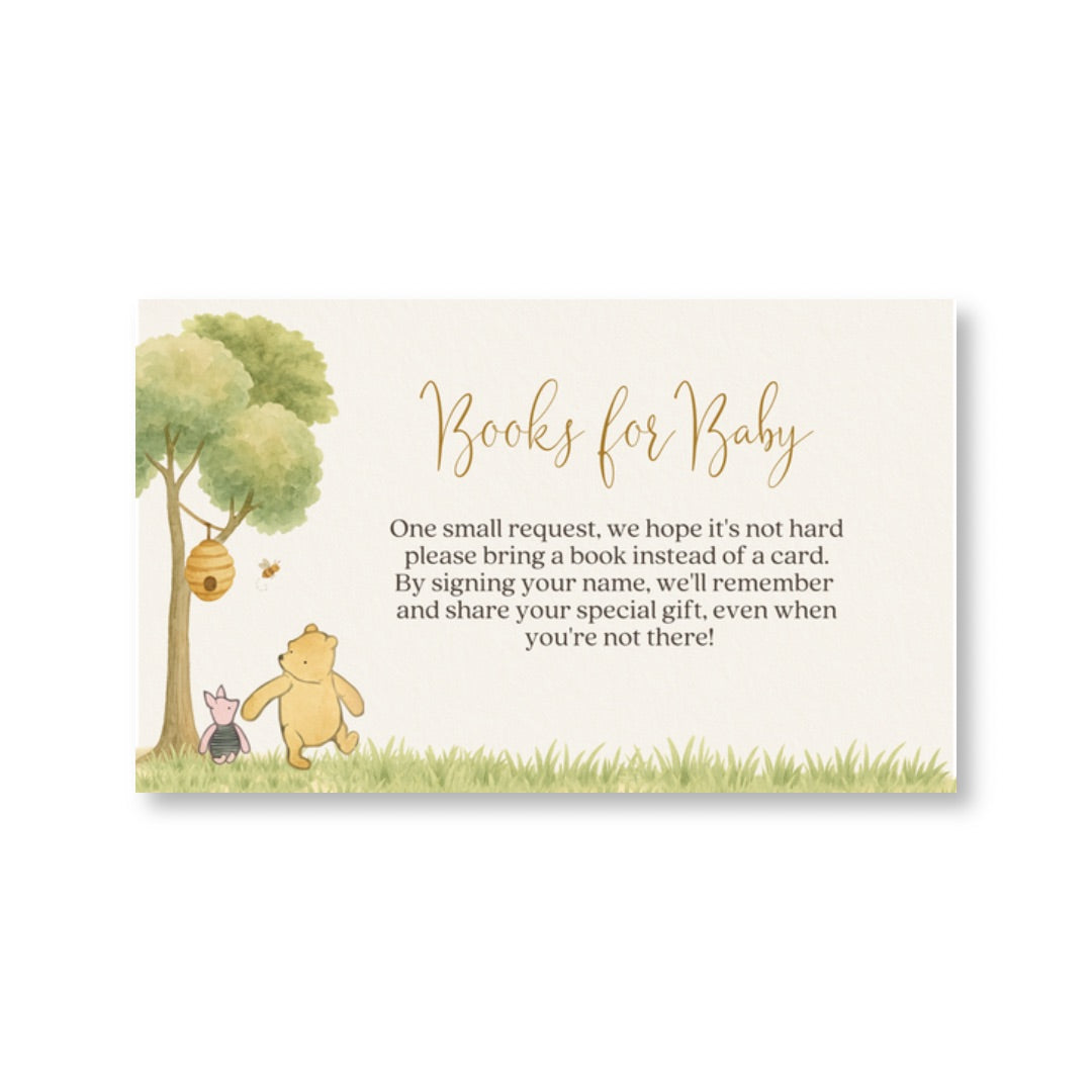 Winnie the Pooh Classic Bring a Book Card