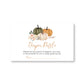 Sage Pumpkin Diaper Raffle Ticket
