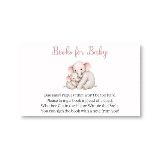 Little Peanut Girl Bring a Book Card