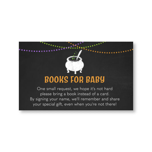 Baby Brewing Cauldron Bring a Book Card