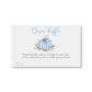 Painted Pumpkin Blue Diaper Raffle Ticket
