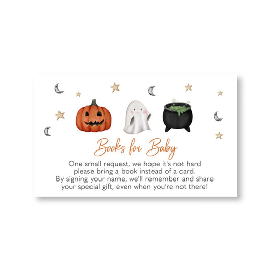 Little Boo Bring a Book Card (Black Collection)