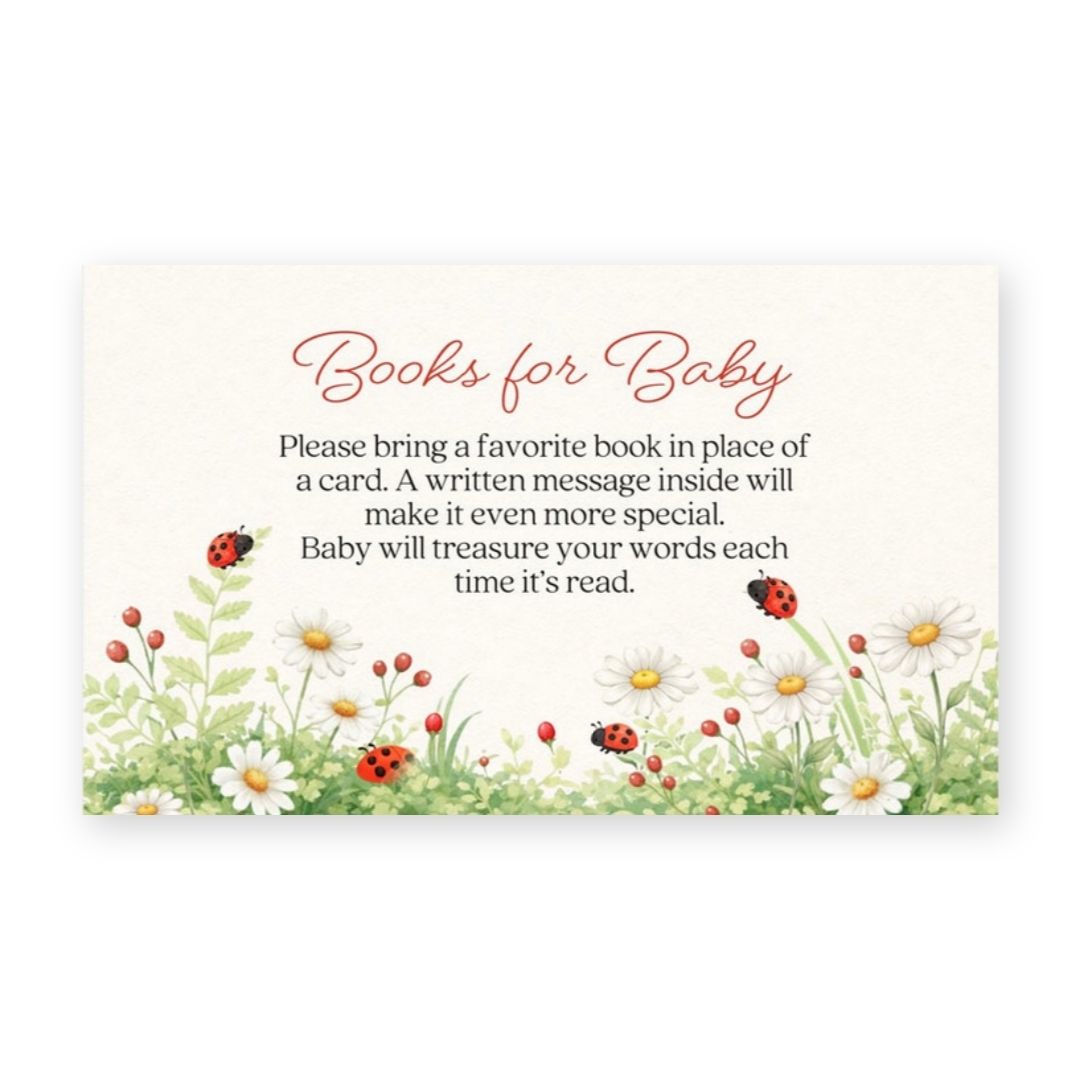 A Little Lady Bring a Book Card