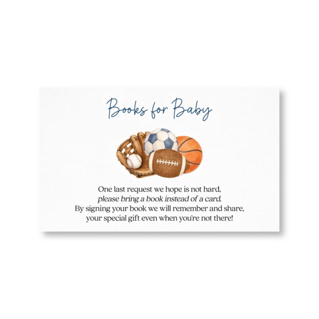 Little Champ Bring a Book Card