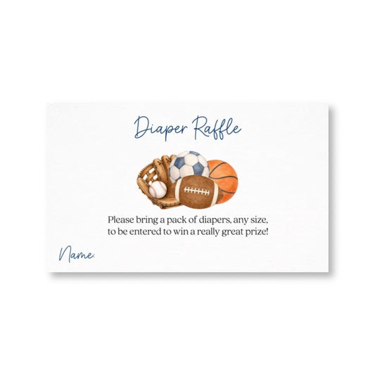 Little Champ Diaper Raffle Ticket