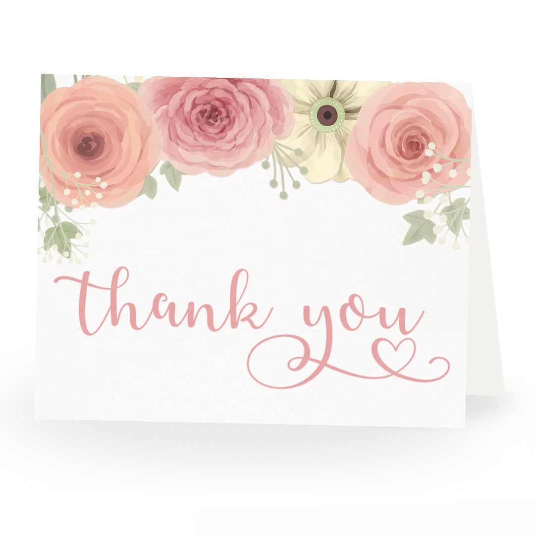Baby Brunch Baby Shower Thank You Card