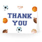 All Star Baby Shower Thank You Card