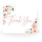 It's A Girl Floral Baby Shower Thank You Card