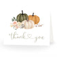 Sage Pumpkin Baby Shower Thank You Card