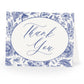 Something Blue Bridal Shower Thank You Card