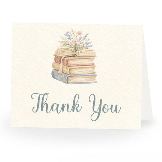 A New Chapter Baby Shower Thank You Card