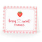 Berry Baby Shower Thank You Card
