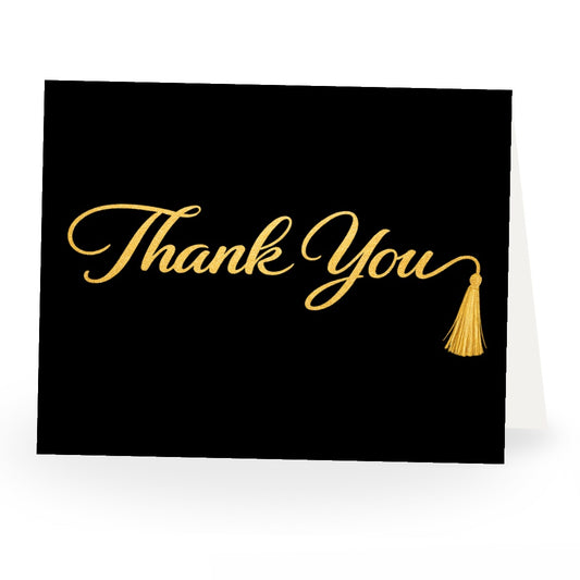 Tassel Worth The Hassle Graduation Thank You Card