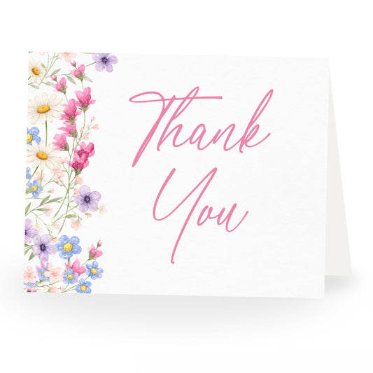 Love is in Bloom Bridal Shower Thank You Card