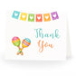 Fiesta Baby Shower Thank You Card
