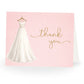 Bridal Gown Bridal Shower Thank You Card