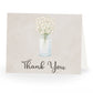 Country Mason Jar Bridal Shower Thank You Card