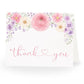 Baby in Bloom Baby Shower Thank You Card