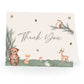 Boho Woodland Baby Shower Thank You Card