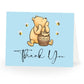 Simply Winnie Blue Baby Shower Thank You Card