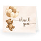 Bearly Wait Brown Baby Shower Thank You Card