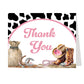 Cowgirl Thank You Card