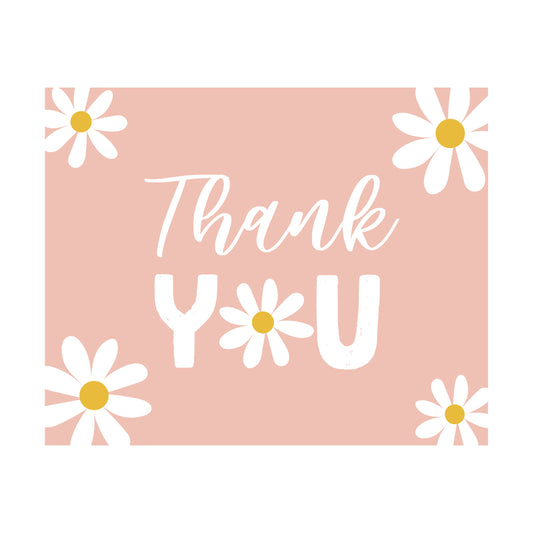 Daisy Corner Thank You Card