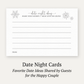 Snow in Love Date Night Cards