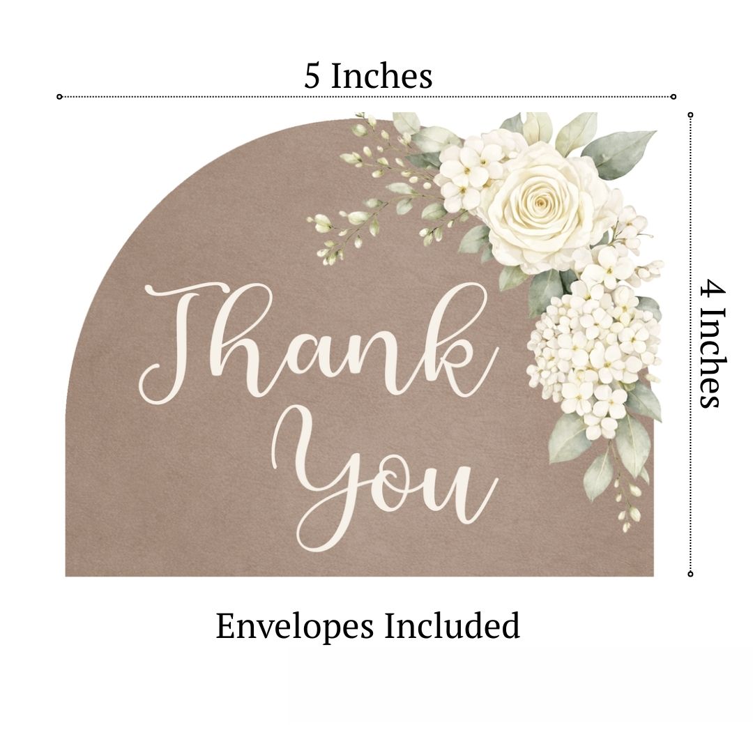 Boho Arch Bridal Shower Thank You