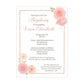 Floral Corners Invitation