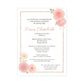Floral Corners Invitation