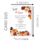 Floral Pumpkin Bridal Shower Invitation