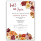 Floral Pumpkin Bridal Shower Invitation