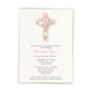 Watercolor Cross Invitation