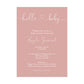 Hello Baby Girl Shower Invitation