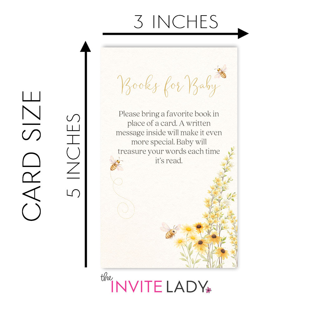 Honey Bee Bring a Book Insert