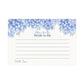 Hydrangea Advice for the Bride Card