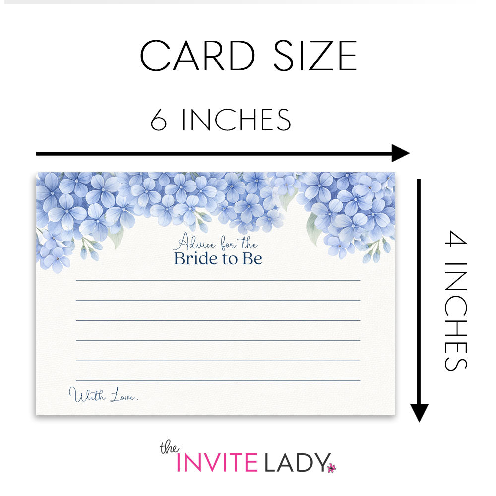 Hydrangea Advice for the Bride Card