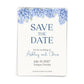 Hydrangea Save the Date Card