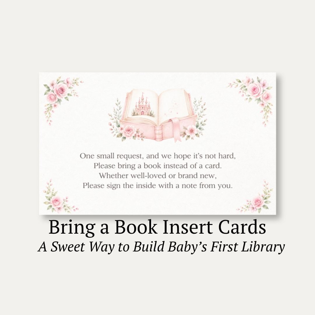 Pretty Princess Bring a Book Card