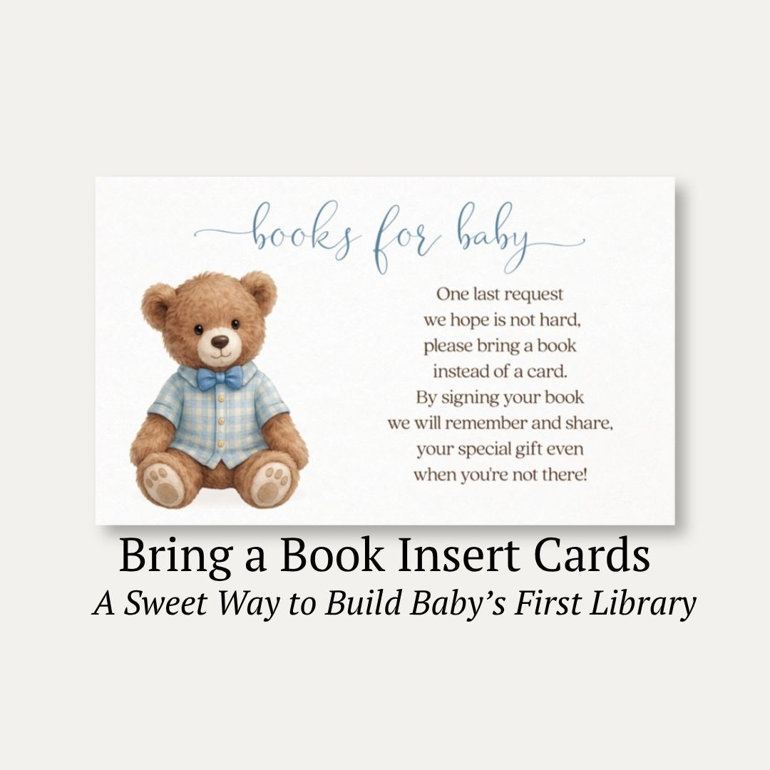 A Little Gentleman Bring a Book Card