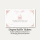 Pretty Princess Diaper Raffle Ticket
