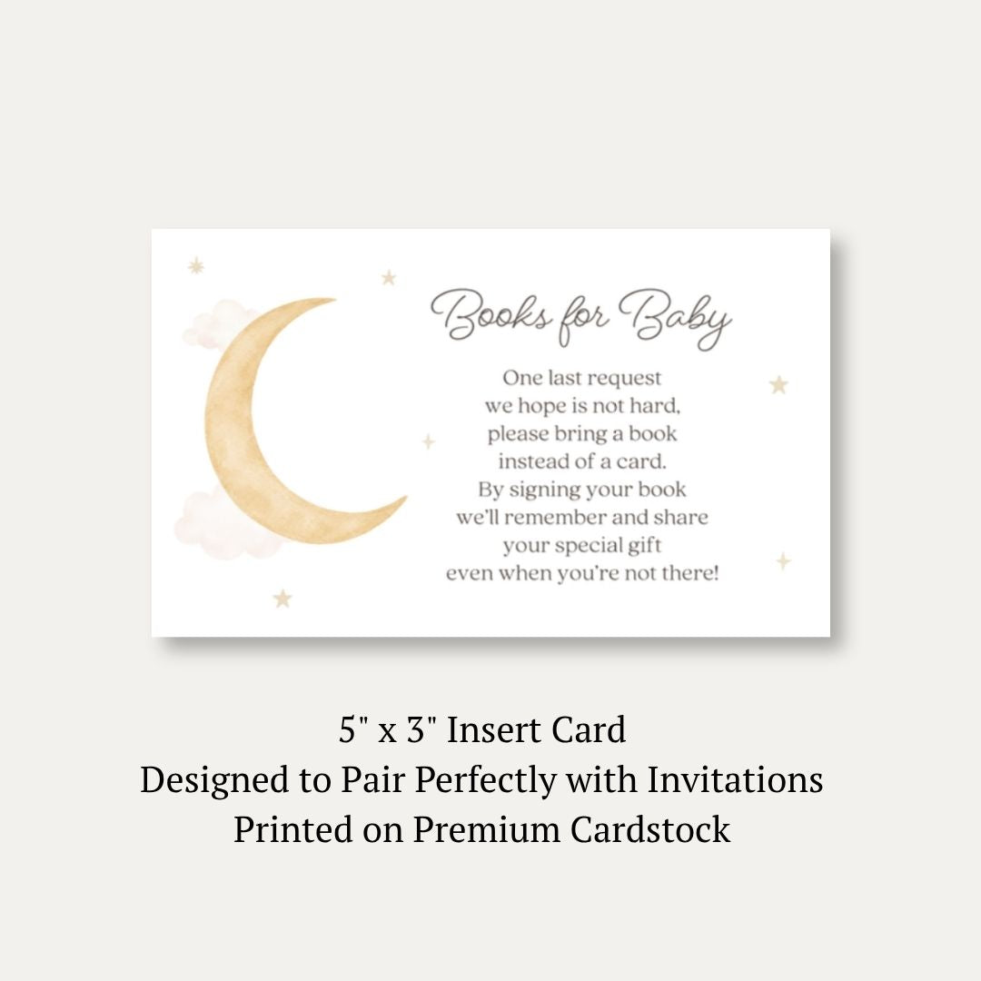 Over the Moon Neutral Bring a Book Card