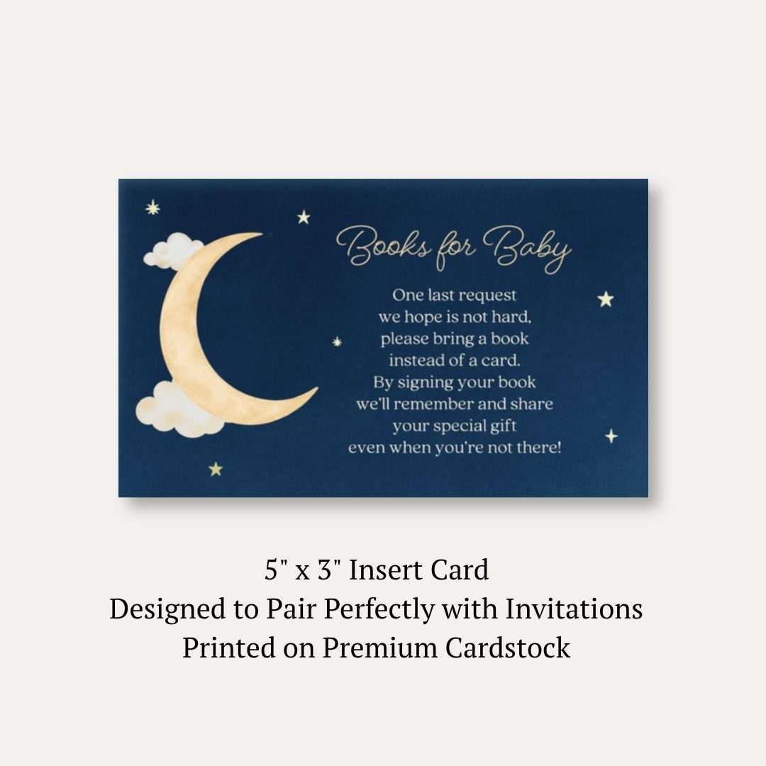 Over the Moon Bring a Book Card