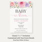 Baby in Bloom Invitation