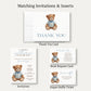 A Little Gentleman Baby Shower Thank You Card