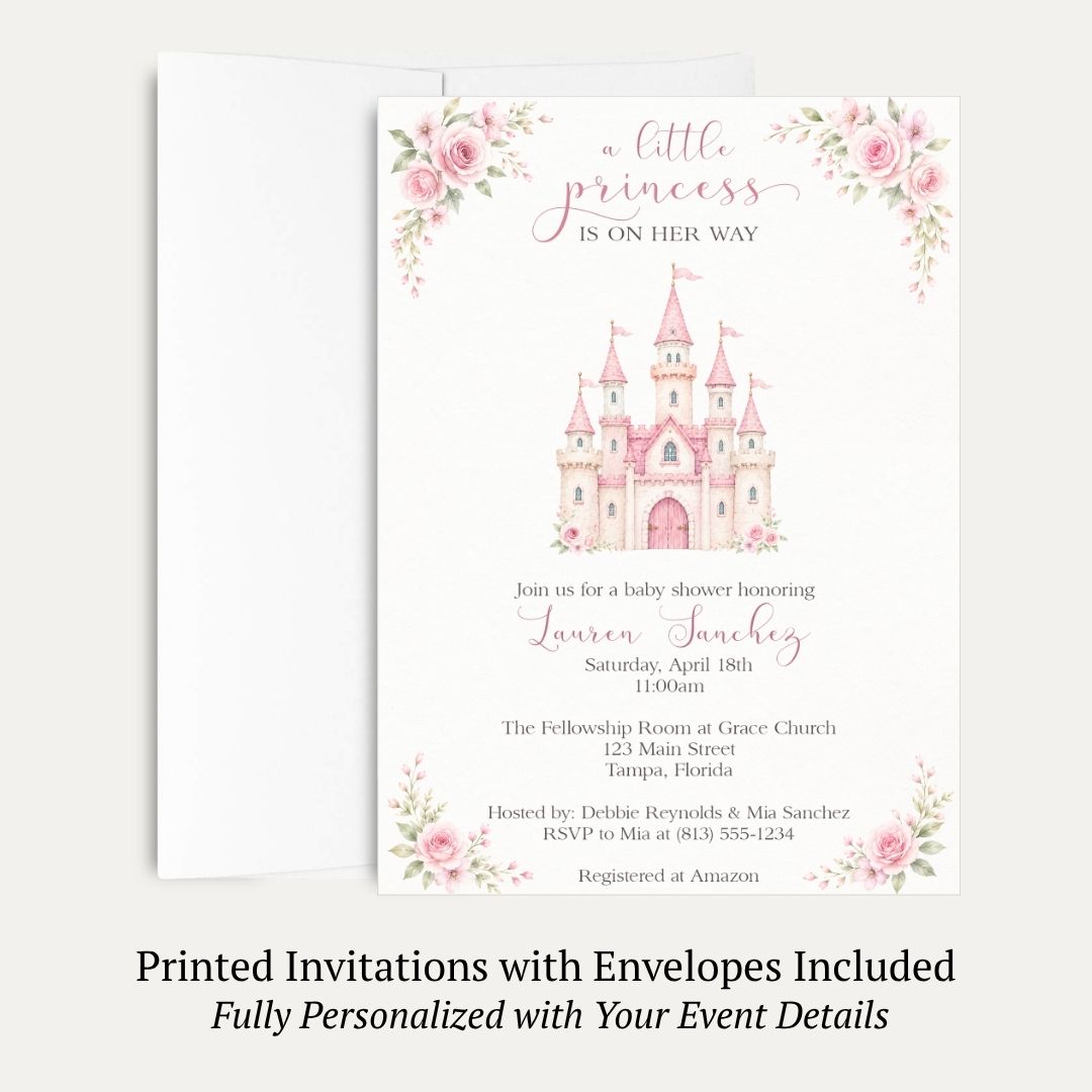 Princess Baby Shower Invitation